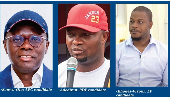 First Lagos State 2023 Gubernatorial Election Results