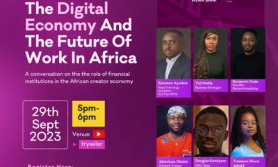WEMA BANK, SELAR PARTNER TO EMPOWER AFRICA’S CREATOR ECONOMY WITH A WEBINAR ON “THE DIGITAL ECONOMY AND THE FUTURE OF WORK”