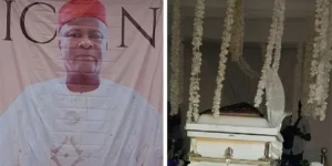 Photos: The Lying In State And Burial Rites Of The Late Chief Dr. Godwin Chimezie Udeaja, PhD. In Anambra…