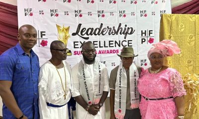 Photos As Akmodel Group MD Was Decorated As Patron, Receives Award At The Leadership Excellence Awards Of The Hibiscus Female Publishers In Nigeria
