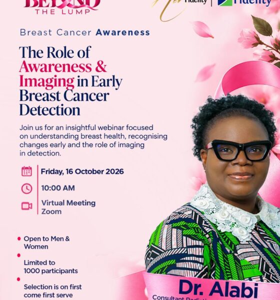 Fidelity Bank, foremost radiology champion early breast cancer detection