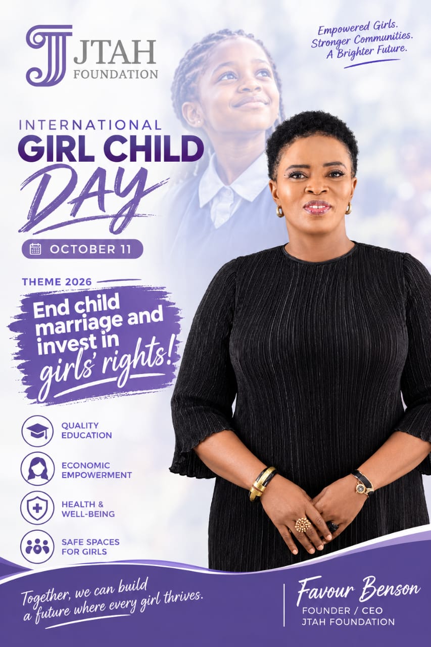 Favour Benson: Every Girl Deserves a Future Free From Child Marriage and Abuse
