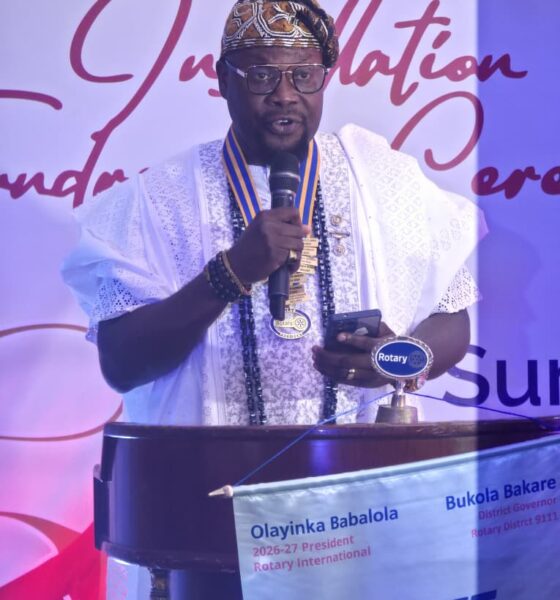 Rotary Abule-Egba Metropolitan Installs Rtn Olalekan Abiodun as President