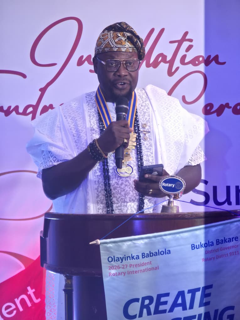 Rotary Abule-Egba Metropolitan Installs Rtn Olalekan Abiodun as President