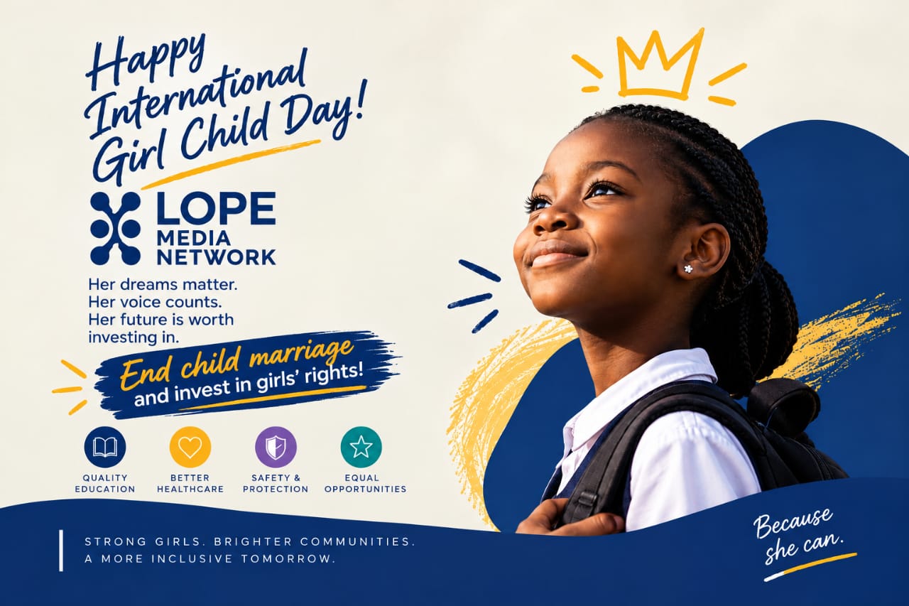 International Day of the Girl: LOPE Calls for Urgent Action to Protect Girls